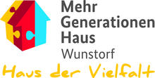 Logo des Mehrgenerationenhauses in  Wunstorf mit dem Wahlspruch "Haus der Vielfalt"